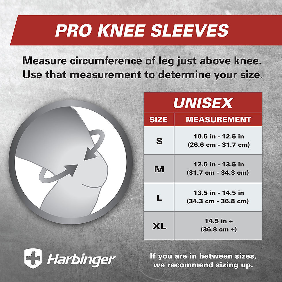 Thumbnail: Harbinger | Pro Knee Sleeves 7mm - Grayscale