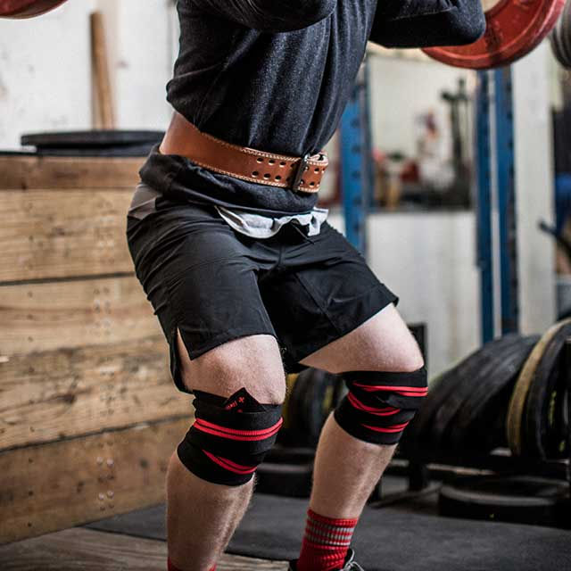 Thumbnail: Harbinger | Red Line Knee Wraps