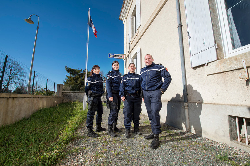Benoit, Kristel Julie et Muriel Soulié: Adjudante de gendarmerie à la brigade de Tournon