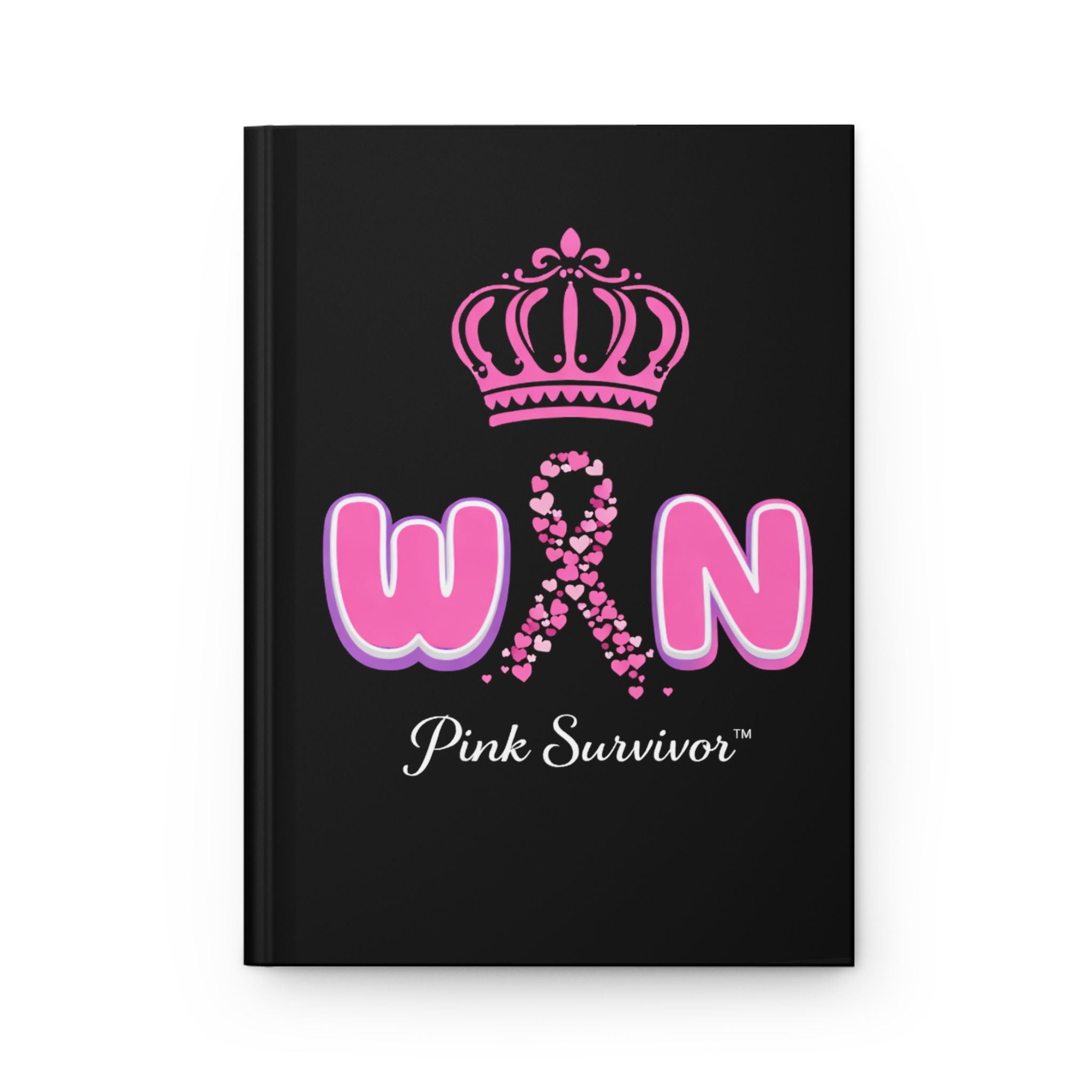 Journal — Pink Survivor WIN Breast Cancer Awareness Hardcover