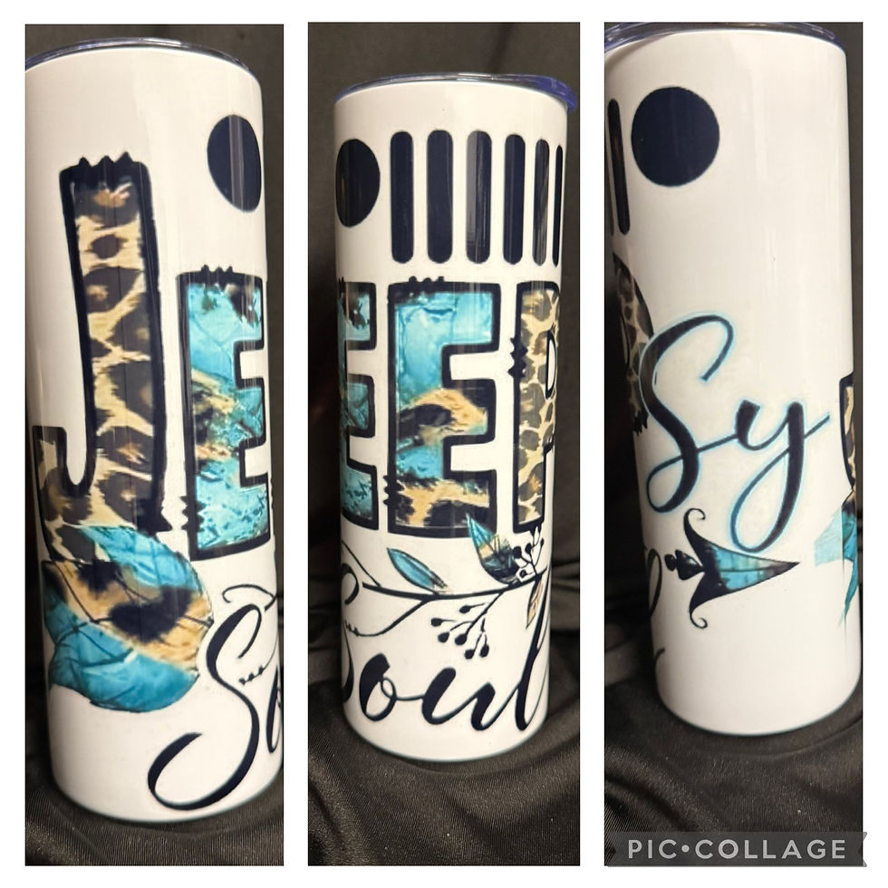 Thumbnail: 20oz Sublimation Jeep tumblers