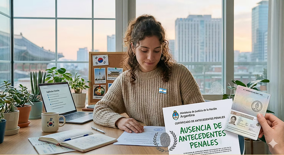 Working Holiday Visa South Korea Criminal Records Apostille Requirements KVAC