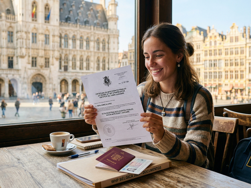 certificado antecedentes penales working holiday visa belgica