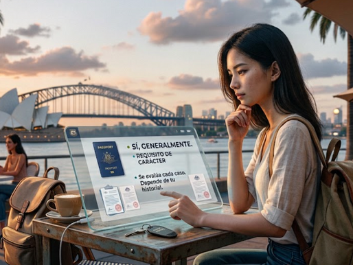 presentation Antecedentes Penales working Holiday visa australia