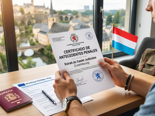 Working Holiday Visa Luxembourg Criminal Records Certificate
