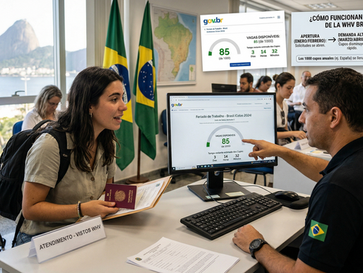 Working Holiday Visa Brazil quotas availability duration
