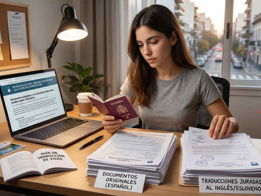 Working Holiday Visa Slovenia Translation Documents