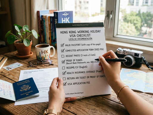 Working Holiday Visa Checklist Documentos Inmigracion Volare
