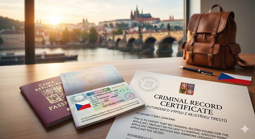 Antecedentes Penales Requisitos Visa Republica Checa Declaracion