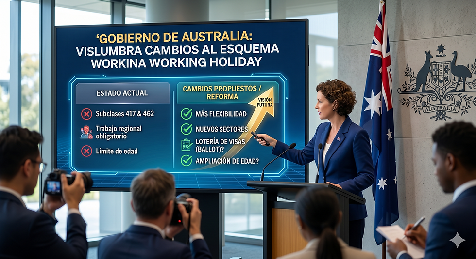 Working Holiday Visa Australia Ballots Changes