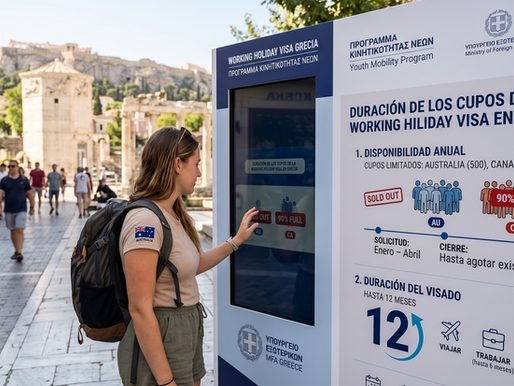 Working Holiday Visa Grecia Cupos Disponibilidad Demanda Vacantes Consulado Volare