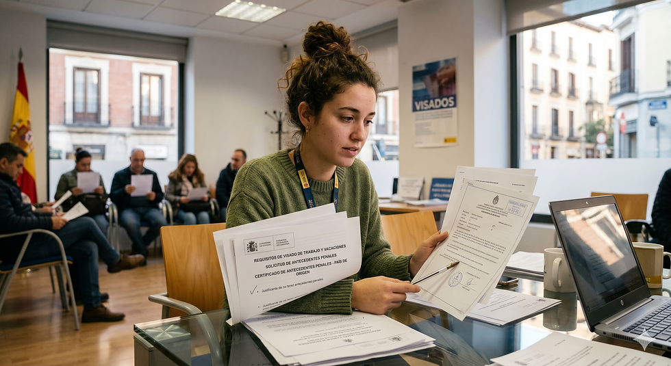 Working Holiday Visa España Antecedentes Apostilla Volare