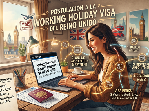 Postulacion a la Working Holiday Visa del Reino Unido
