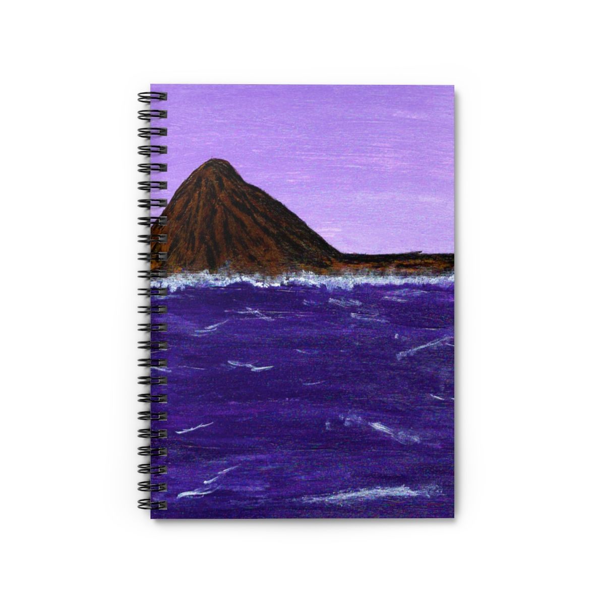 "Violet Ocean" Spiral Notebook - Ruled Line