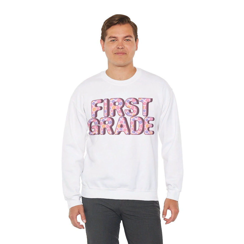 Thumbnail: First Grade Crewneck Sweatshirt