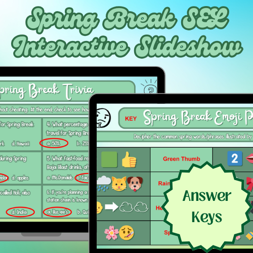 Thumbnail: Spring Break Countdown – SEL & Engaging Interactive Slideshow
