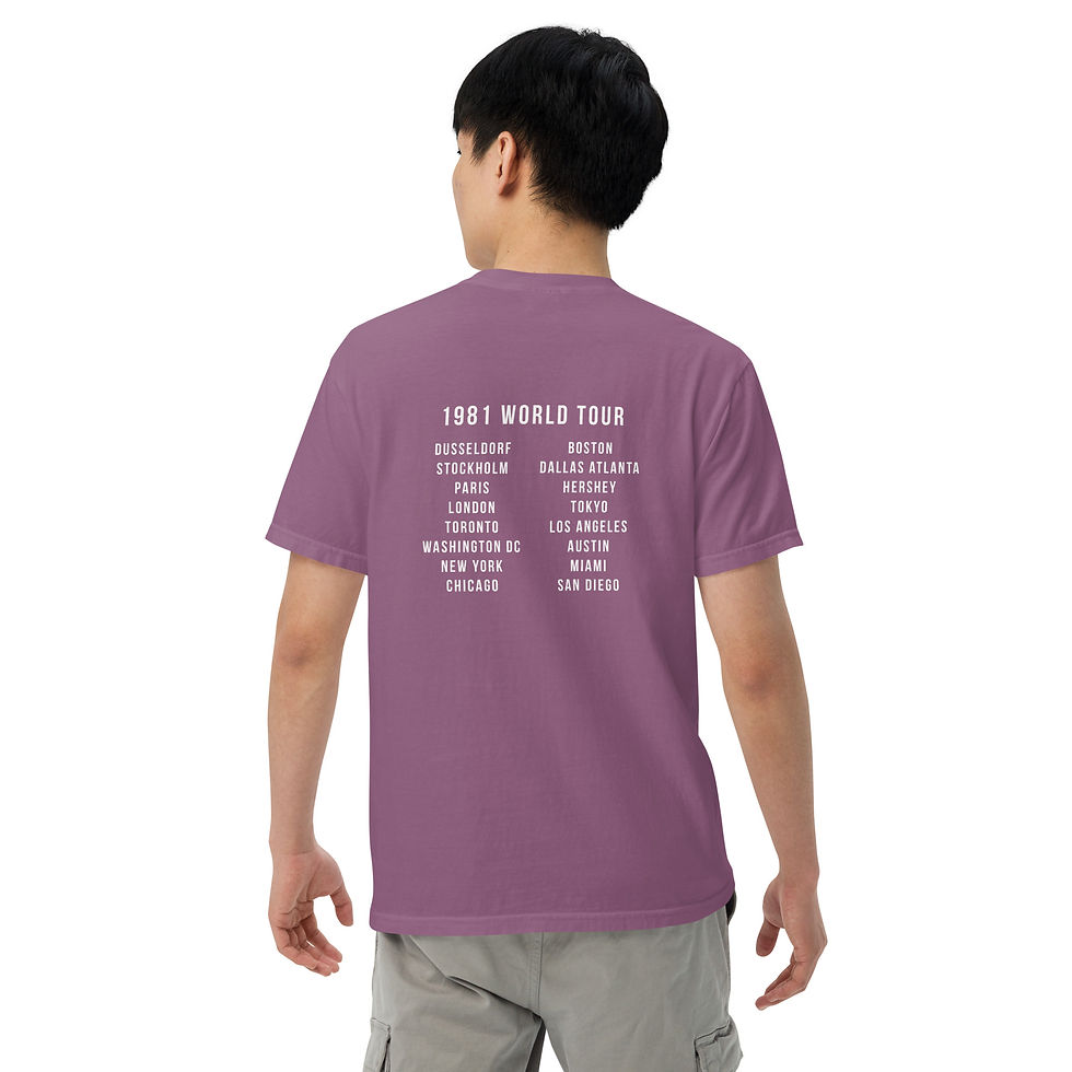 Thumbnail: Unisex Pat Benatar Hell is for Children 1981 World Tour T Shirt 