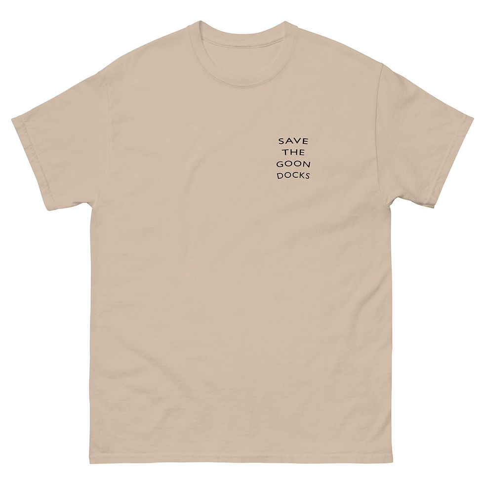 Thumbnail: Save the Goon Docks 1980s Goonies Movie Inspired Unisex Men's cotton t-shirt 