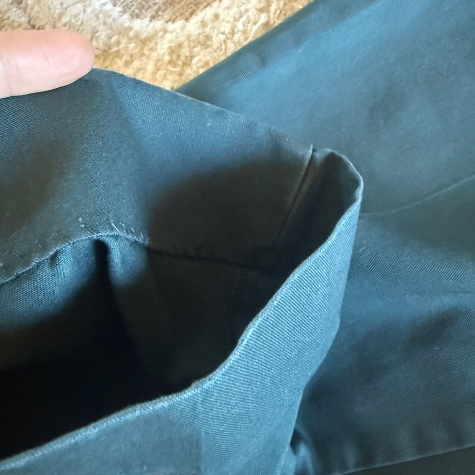 Thumbnail: Vintage Men's Military Issued Flat Front Trouser Green Pants 36x29”