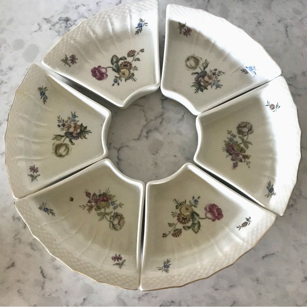 Vintage18th Century Royal Copenhagen Denmark Individual Tray Platter Serving