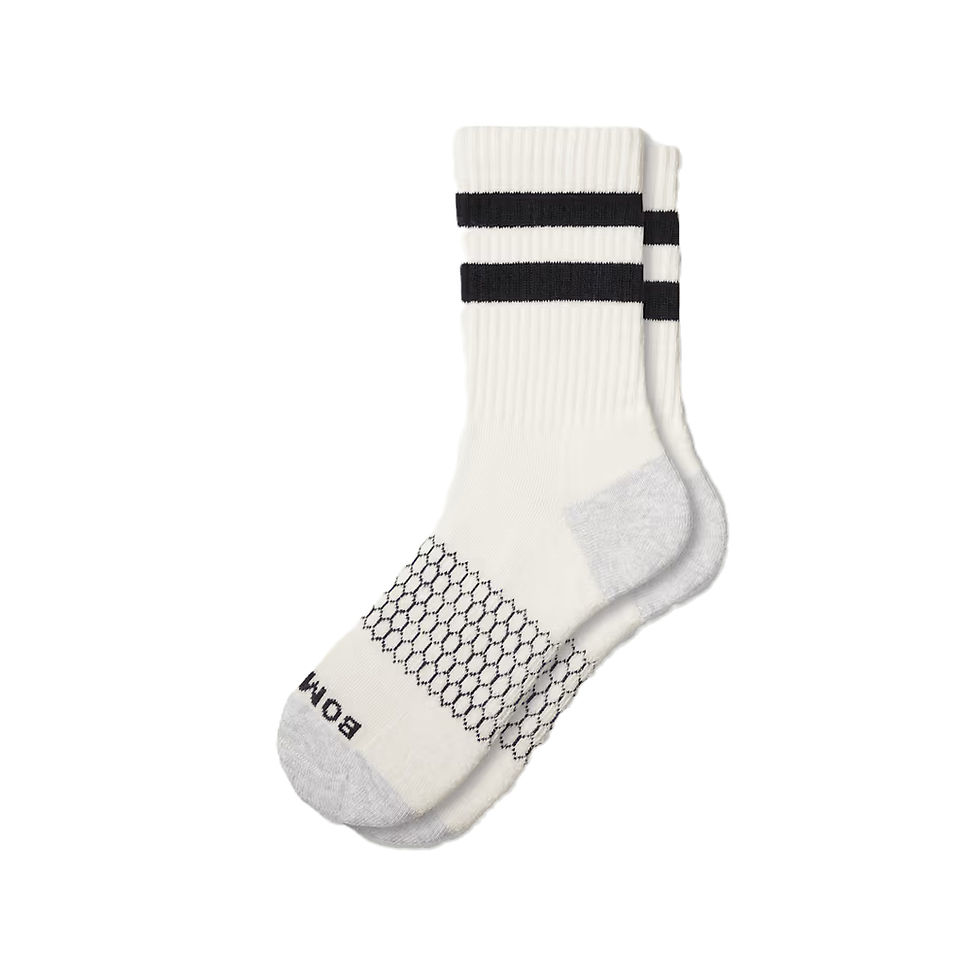 retro 80s style striped cotton socks
