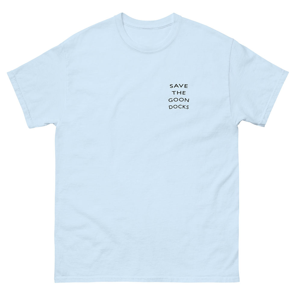 Thumbnail: Save the Goon Docks 1980s Goonies Movie Inspired Unisex Men's cotton t-shirt 