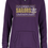 Thumbnail: Ladies Purple Basketball Vintage Fleece hoodie