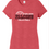 Thumbnail: Falcon Block Volleyball Premium Tri Blend Ladies V-Neck or Crew T