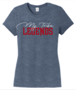 Thumbnail: Legends Ladies Crewneck Tri Blend T Shirt