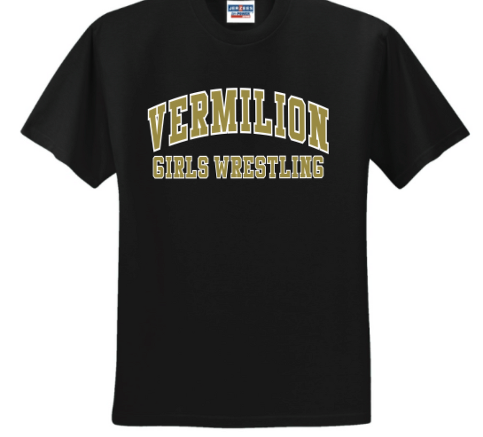 Thumbnail: Vermilion Girls Wrestling Unisex Basic Short Sleeve