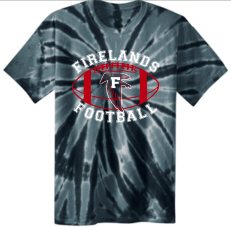Thumbnail: Football Black Tie Dye Unisex