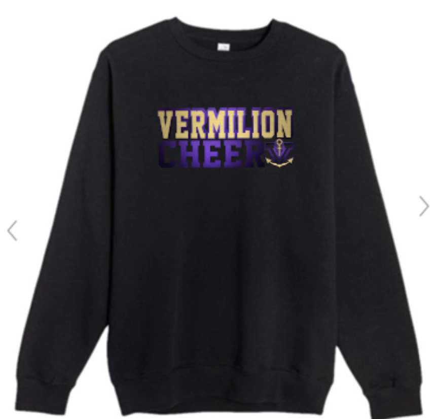 Thumbnail: Premium Metallic Cheer Fleece Crew or Hoodie  Unisex or Youth Sailo
