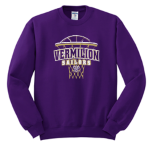 Thumbnail: PURPLE Unisex Basketball BASIC Crew