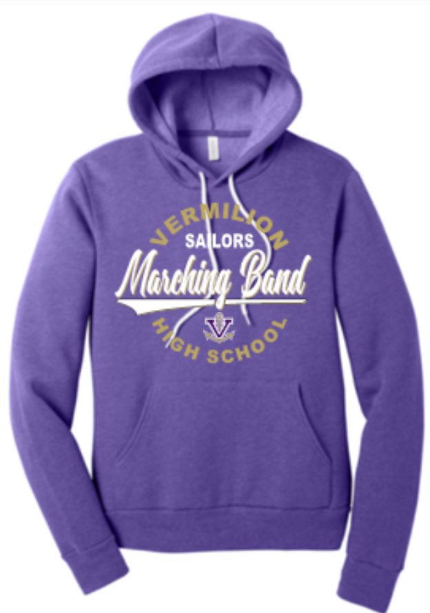 Purple Heather Bella + Canvas Sponge Fleece Crew