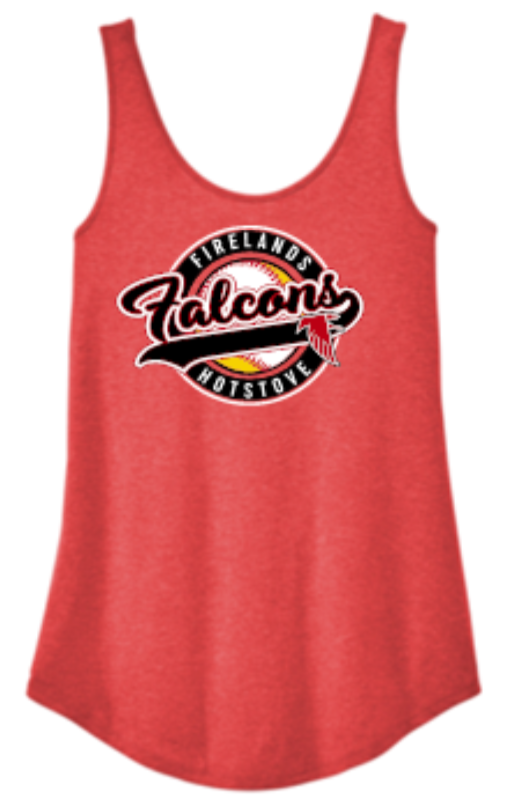 Thumbnail: Ladies Full Circle Firelands Baseball Scoop Tank