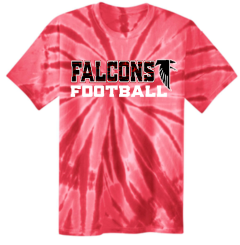 Thumbnail: Football Red Tie Dye Unisex