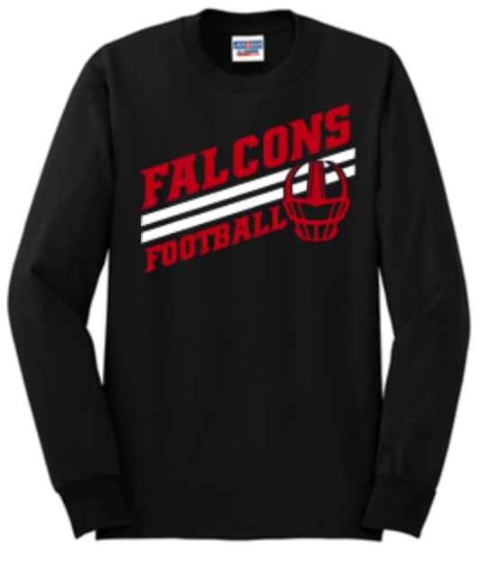 Thumbnail: Slant Firelands Football Basic T-shirt