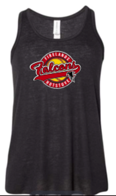 Thumbnail: Girls Circle Firelands Baseball Flowey Tank