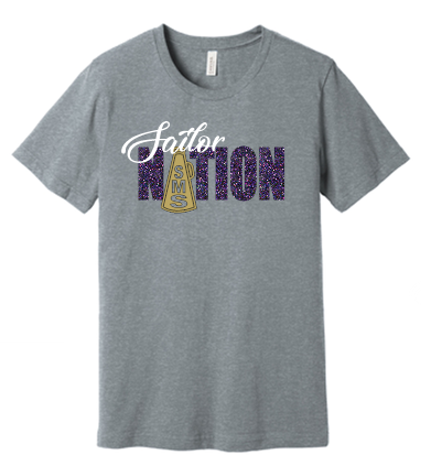 Thumbnail: Sailor Nation Cheer T Shirt 32- BC3001CVC