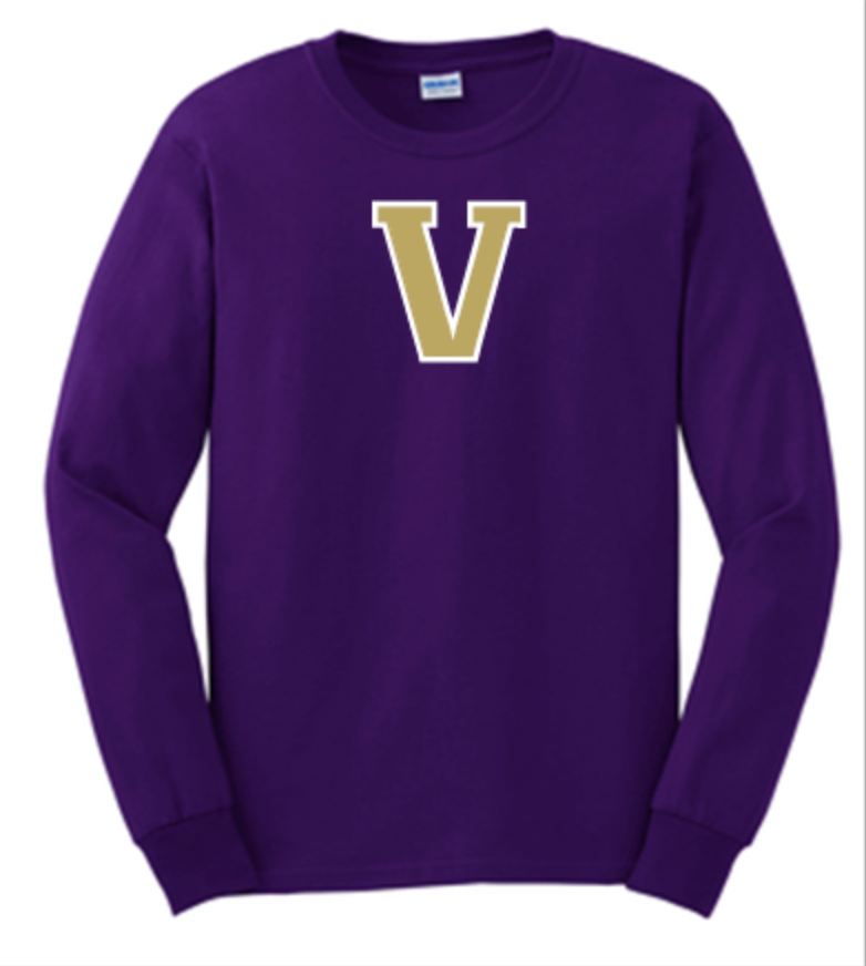 Football V Logo UNISEX BASIC LONG SLEEVE T-SHIRT