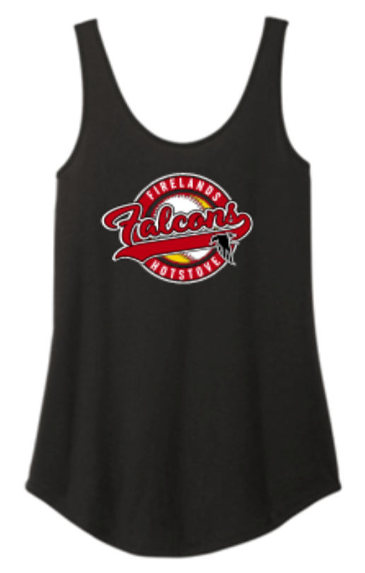 Thumbnail: Ladies Full Circle Firelands Baseball Scoop Tank