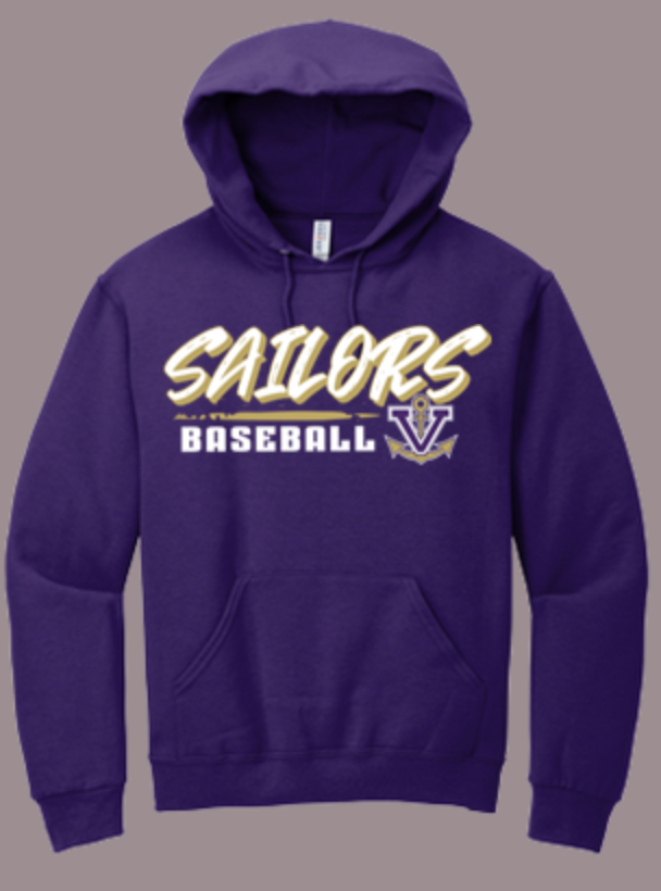 2024 Baseball Grunge Fleece Hoodie Sweatshirt