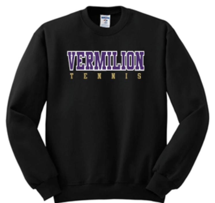 Thumbnail: Tennis Basic Fleece Crew or Hoodie  Unisex or Youth Sailor