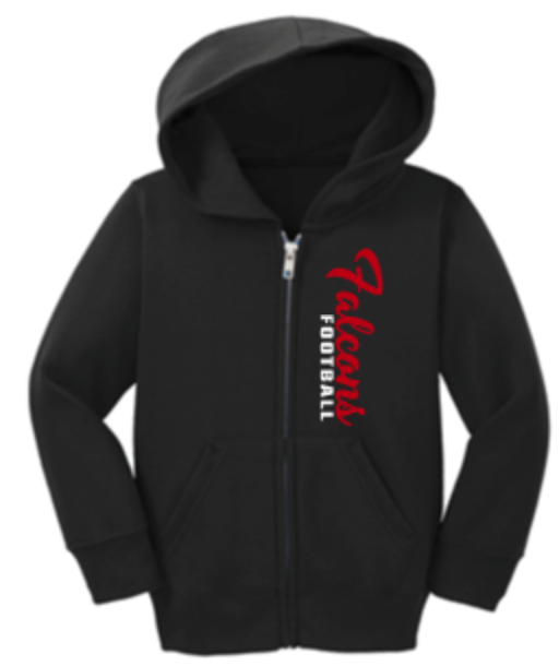 BlackFull Zip Hoodie Toddler