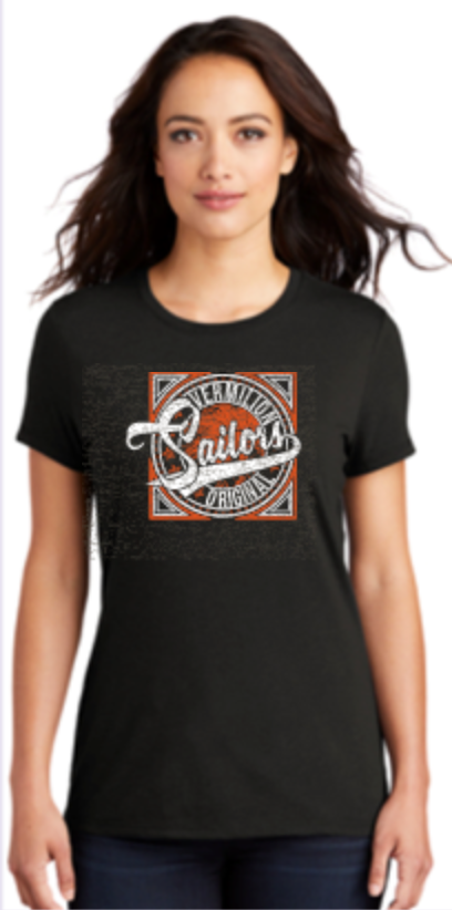 Thumbnail: 2022 Ladies Crewneck Basketball  Tri Blend T Shirt