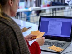 🌟 Retour sur 2 jours d’écriture avec Matthias Séniés : créativité, rires et premières ébauches de sketchs !