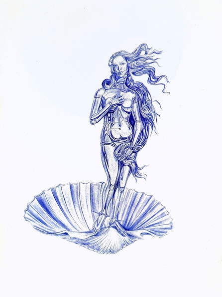 Chrome Venus  ⎸Sorayama