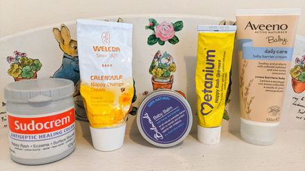 Which rash creams can I use with my cloth nappies?