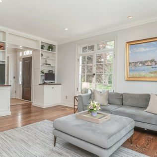 New construction home living room