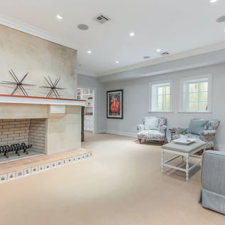 New construction home basement